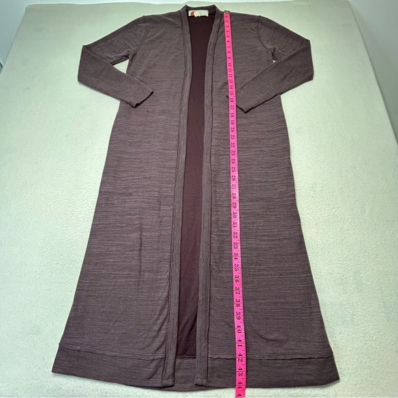 FREE PEOPLE FP BEACH Bicoastal Cardigan Sweater in Plum Size XS - Picture 9 of 9